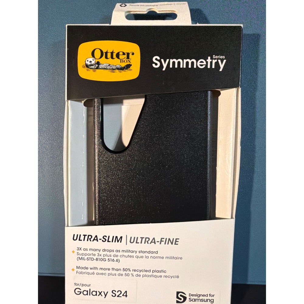 Symmetry Series Case for Samsung Galaxy S24 Black Ultra-Slim Protective